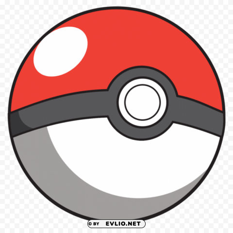 cartoon pokeball Transparent PNG Isolated Graphic Element