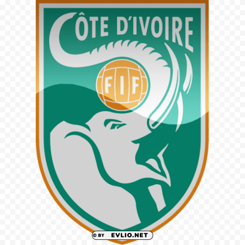 cc3b4te divoire football logo PNG files with no backdrop required