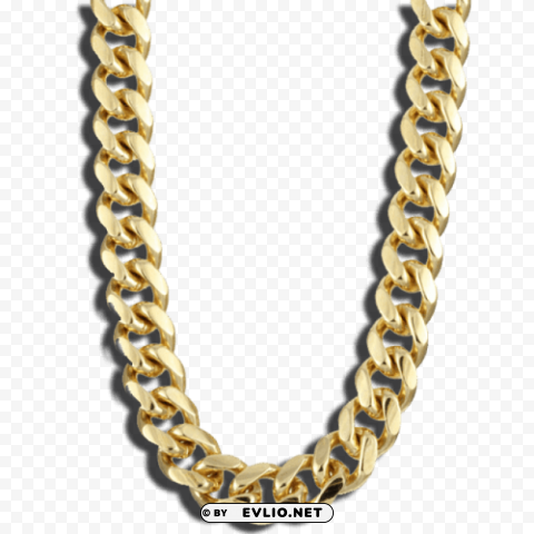 chain gold large PNG free download transparent background
