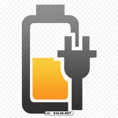 charging battery Transparent PNG Isolated Object with Detail