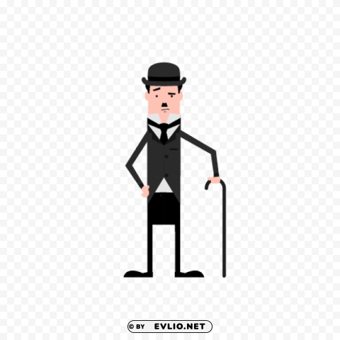 charlie chaplin PNG transparent icons for web design clipart png photo - 6b2a1103