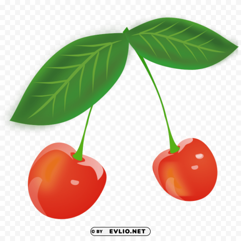 cherries PNG transparency clipart png photo - 8e6c8a46