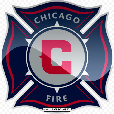 chicago fire football logo PNG images with alpha background