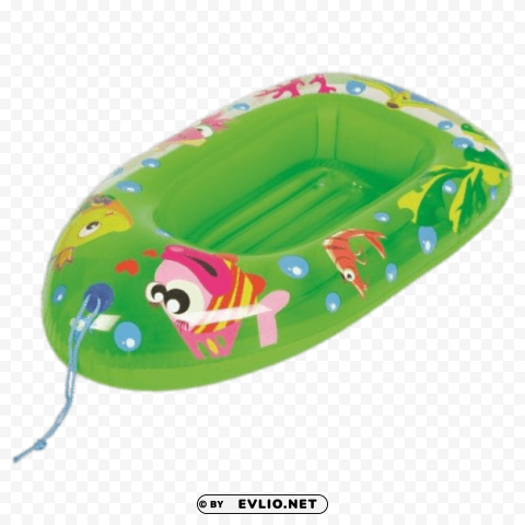 childs inflatable dinghy PNG transparent designs
