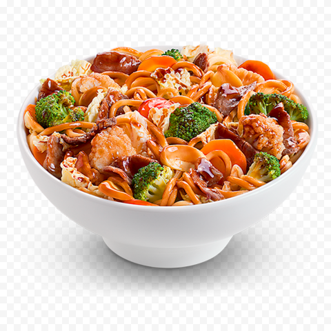 Chinese Chow Mein Noodles Plate with Vegetables HD PNG images for graphic design - Image ID 166b81c0