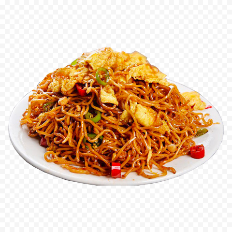 Chinese Style Spaghetti Pasta Plate HD Image PNG images for merchandise
