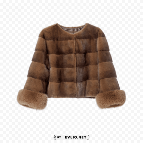 chloe sudan front fur coat Clear PNG graphics free
