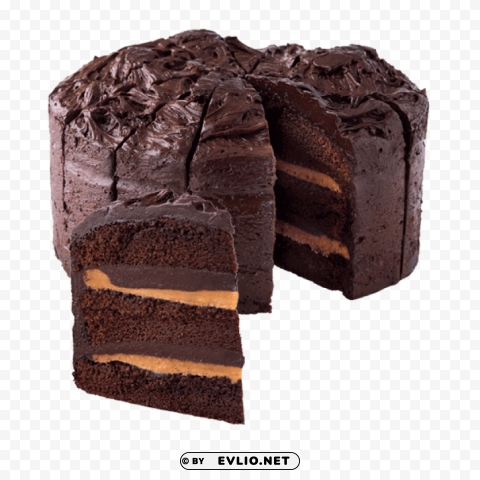 chocolate cake PNG with Isolated Transparency PNG images with transparent backgrounds - Image ID 2b657a80