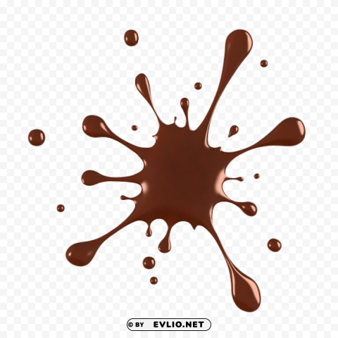 chocolate splash PNG files with alpha channel assortment