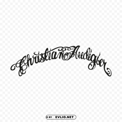 christian audigier eps vector logo PNG for digital art