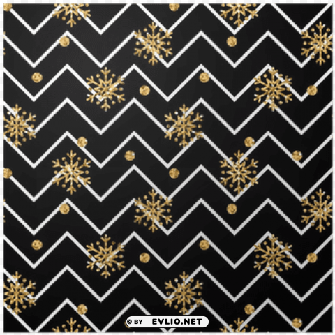 christmas gold snowflake seamless pattern - fondo chic con brillo dorado PNG clipart with transparency