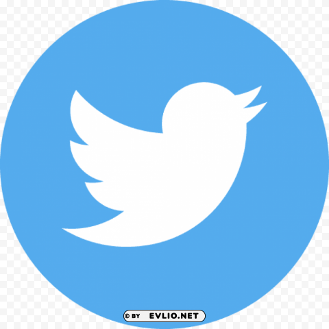Circle Twitter Logo PNG Image With Transparent Cutout