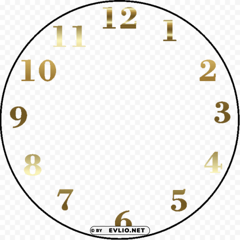 Clock Face HighResolution Transparent PNG Isolation