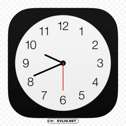 clock icon ios 7 PNG transparent backgrounds