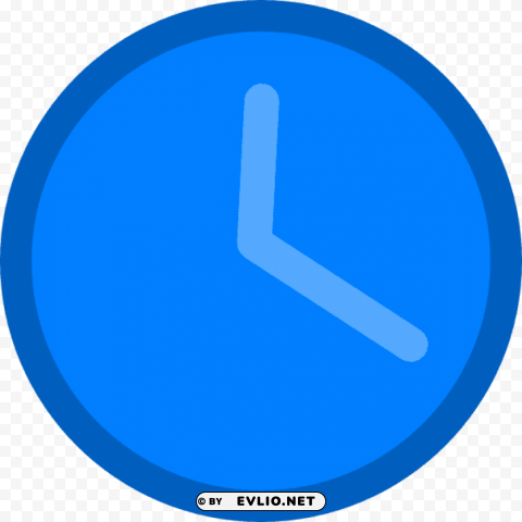 Clockblue PNG Images With No Background Essential