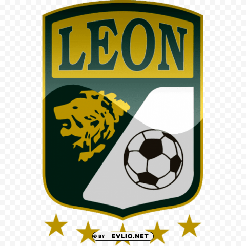 club leon football logo PNG transparent artwork