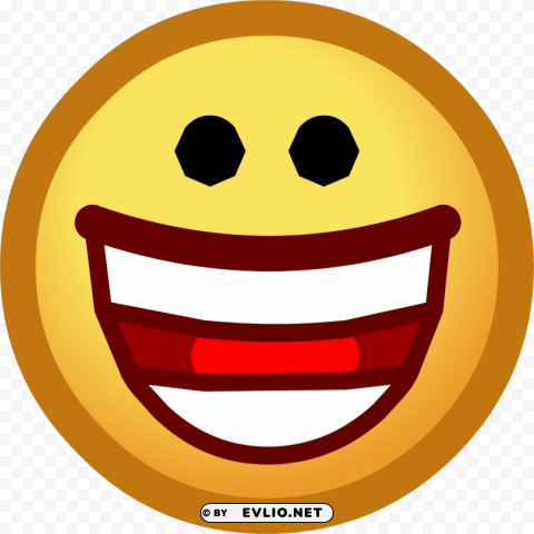 club penguin smile emote Isolated Item on HighQuality PNG