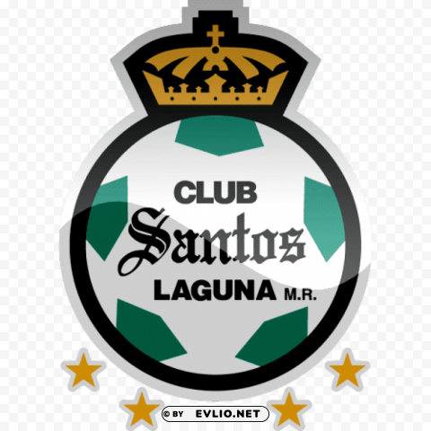 club santos laguna football logo PNG for online use