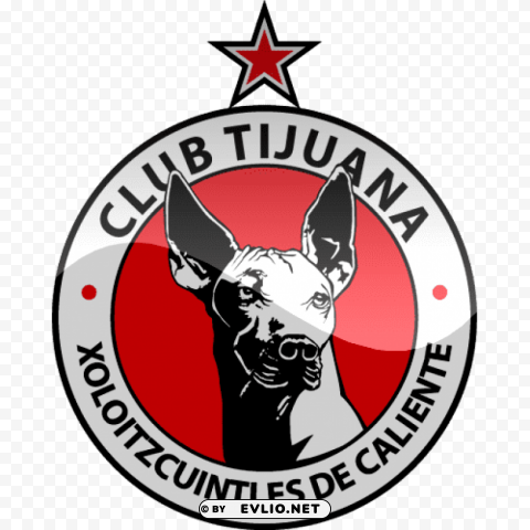 club tijuana football logo Isolated Artwork on Transparent PNG