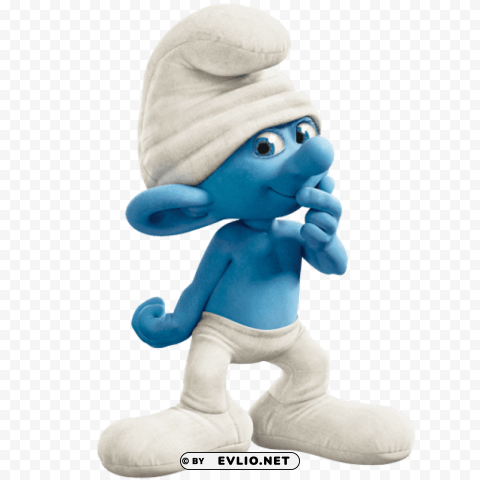 clumsy smurf High-definition transparent PNG
