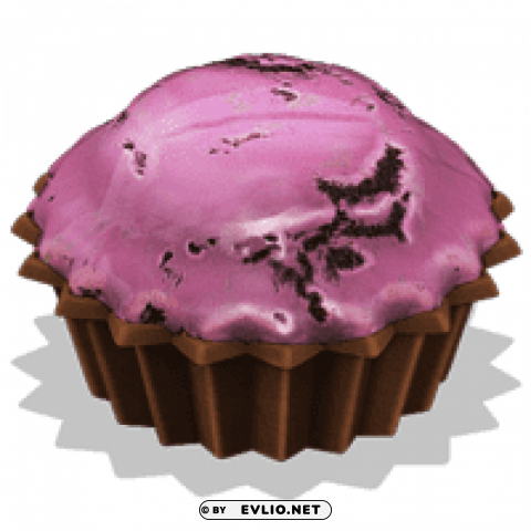 cocoaville purple cake seat PNG Image with Transparent Isolation