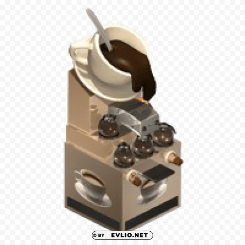 coffee machine PNG for web design