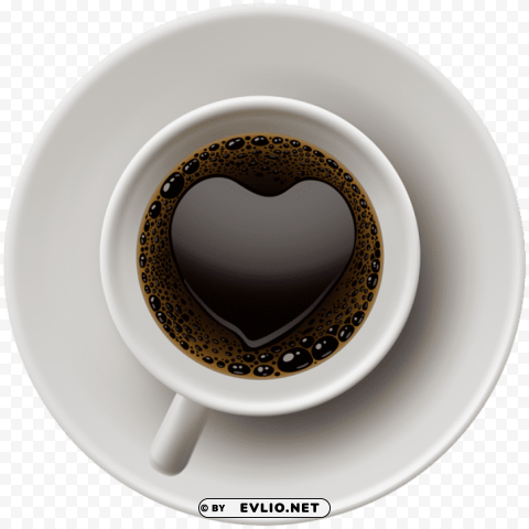 Coffee With Heart PNG Images With Clear Backgrounds