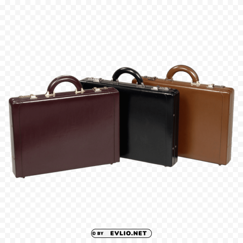 collection briefcases Transparent PNG Isolation of Item