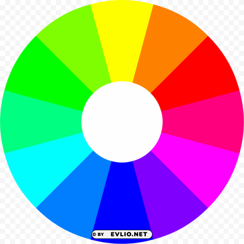 color wheel 24 colors Alpha PNGs