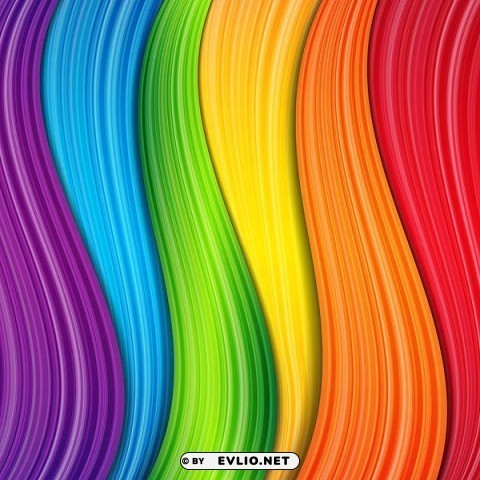 colorful rainbow Transparent background PNG stock