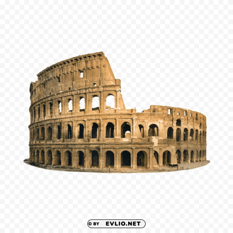 colosseum Isolated Subject with Clear PNG Background