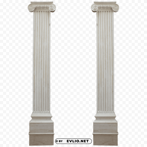 columns ionic HighResolution PNG Isolated Artwork