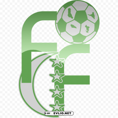 comoros football logo Isolated Element in Clear Transparent PNG