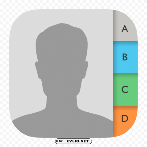 contacts icon Transparent background PNG clipart