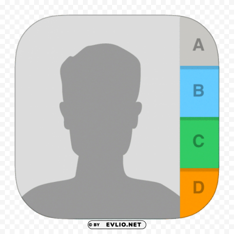 contacts icon ios 7 PNG pictures without background