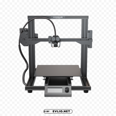 crane quad 3d printer Transparent Background PNG Isolated Element