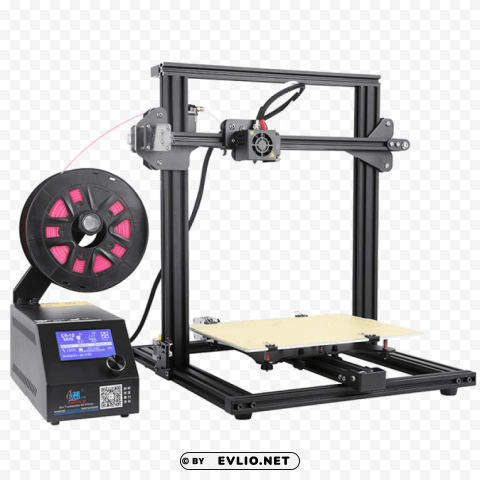 creality cr10 3d printer Transparent Background PNG Isolated Graphic