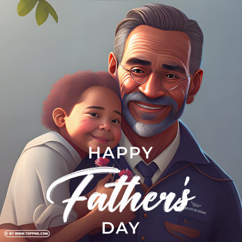Creative Happy Fathers Day Father Holding And Loving His Child Background Isolated Item with HighResolution Transparent PNG - Image ID 86c4586c