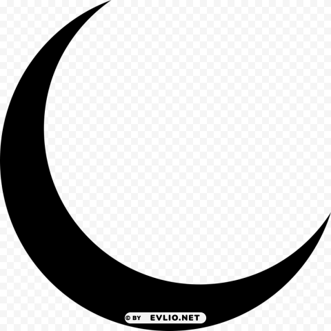 crescent moon Transparent PNG images set