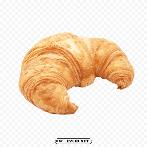 croissant Isolated Subject with Transparent PNG