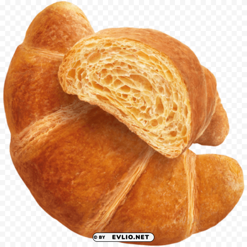 croissant PNG files with clear background collection
