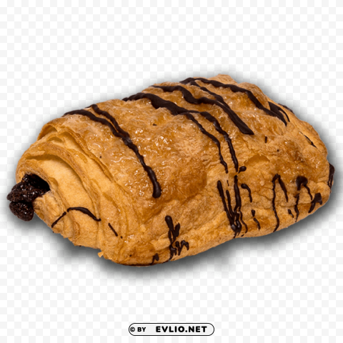 croissant Isolated Character in Clear Background PNG