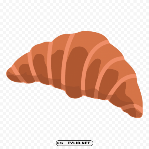 croissant Clean Background Isolated PNG Art