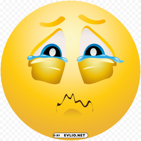 crying emoticon PNG pictures without background