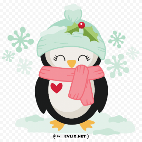 cute christmas penguin PNG free download transparent background PNG transparent with Clear Background ID 33c9f571
