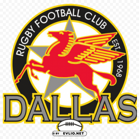 dallas rugby logo Transparent PNG Isolated Graphic Element