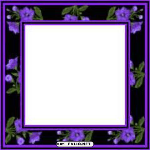 Dark-purple-frame Transparent Background Isolated PNG Item