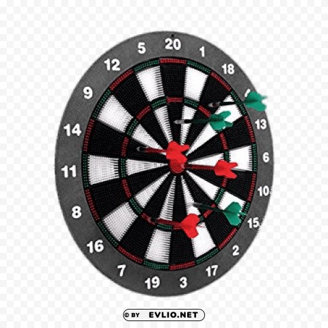 PNG image of darts in dartboard HighResolution Isolated PNG with Transparency with a clear background - Image ID a892e5d3