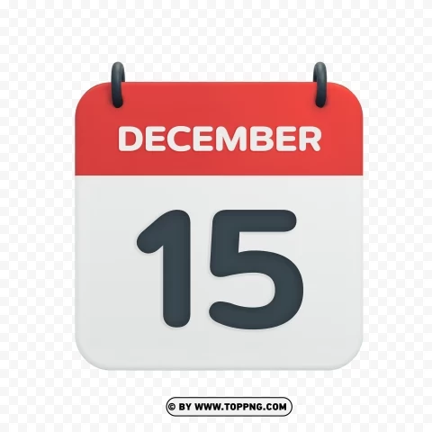 December 15th Date Icon in Vector HD Image PNG images with transparent canvas