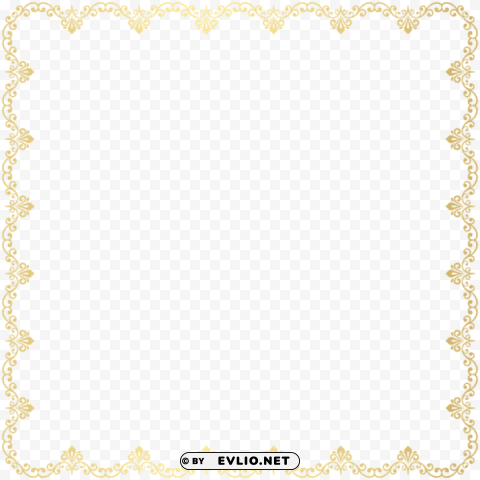 deco frame border transparent PNG with alpha channel for download clipart png photo - 6a3d77e9